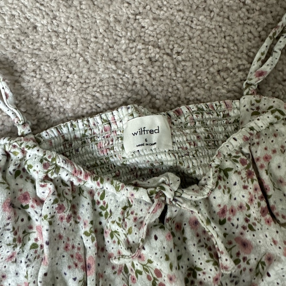 Aritzia wilfred bellow mini dress floral - Picture 3 of 6